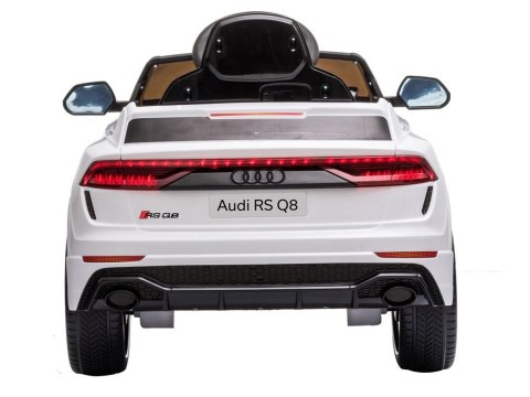 LEAN CARS Samochód na akumulator Audi RS Q8 biały