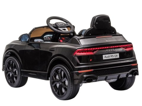 LEAN CARS Samochód na akumulator Audi RS Q8 czarny