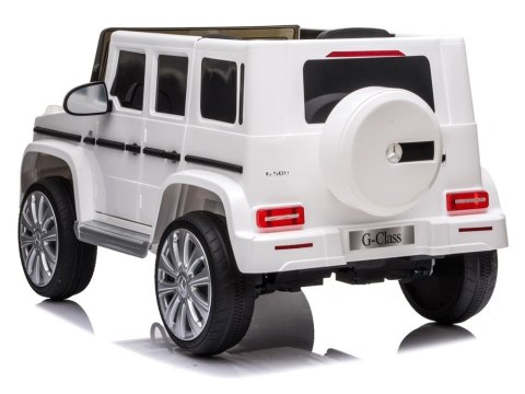 LEAN CARS Samochód na akumulator Mercedes G500 biały