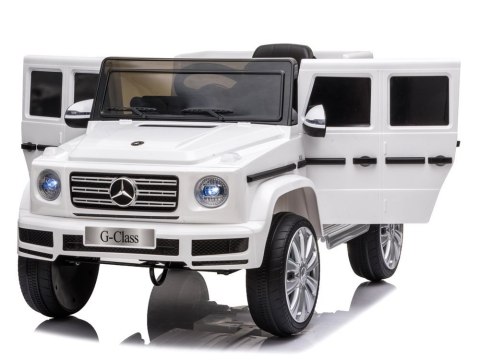 LEAN CARS Samochód na akumulator Mercedes G500 biały
