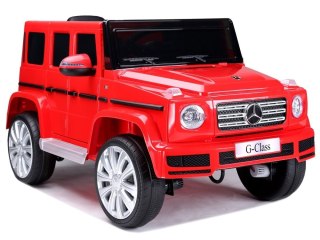 LEAN CARS Samochód na akumulator Mercedes G500 czerwony