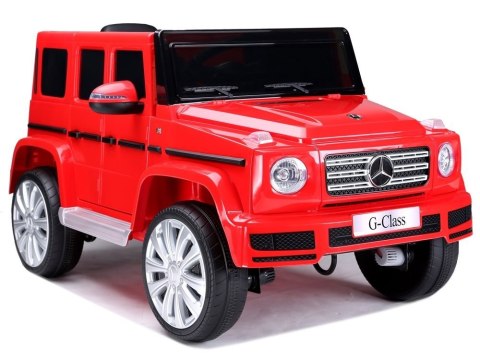 LEAN CARS Samochód na akumulator Mercedes G500 czerwony