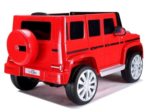 LEAN CARS Samochód na akumulator Mercedes G500 czerwony