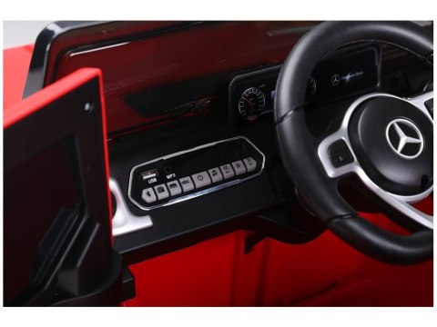 LEAN CARS Samochód na akumulator Mercedes G500 czerwony
