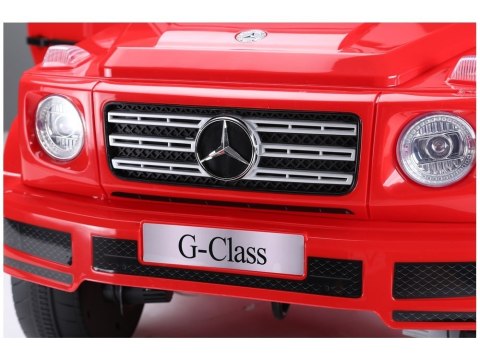LEAN CARS Samochód na akumulator Mercedes G500 czerwony
