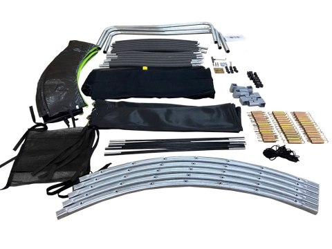 LEAN Sport Trampolina LEAN Sport Max 10ft Czarno-Zielona