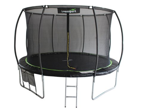 LEAN Sport Trampolina LEAN Sport Max 14ft Czarno-Zielona