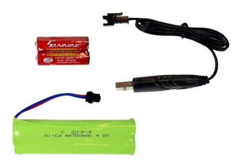 LEAN Toys Amfibia Dwustronna Zdalnie Sterowana Zielona 1:24