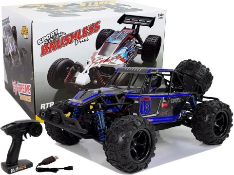 LEAN Toys Auto Terenowe Buggy Zdalnie Sterowane 1:18 Niebieskie ENOZE 9303E 45 km/h
