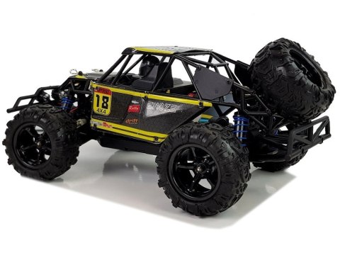 LEAN Toys Auto Terenowe Buggy Zdalnie Sterowane 1:18 Żółty ENOZE 9303E 45 km/h