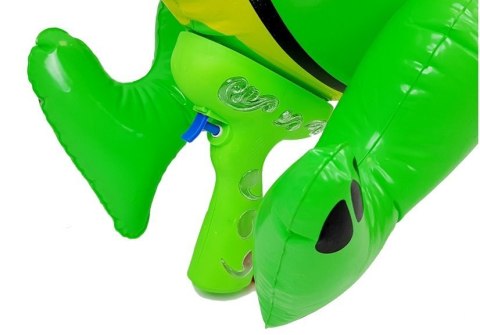 LEAN Toys Duży Pompowany Pistolet Na Wodę Dinosaur