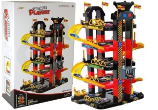 LEAN Toys Garaż Parking 5- poziomowy Winda na Baterie 10 Autek Światła