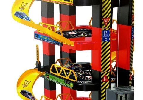 LEAN Toys Garaż Parking 5- poziomowy Winda na Baterie 10 Autek Światła