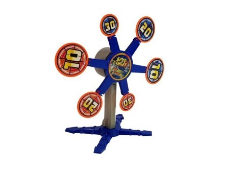 LEAN Toys Karabin na Piankowe Strzałki z Tarczą Obrotowy Cel 66 cm