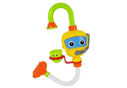 LEAN Toys Kolorowy Robot Nurek Do Kąpieli Wodospad Kubeczki