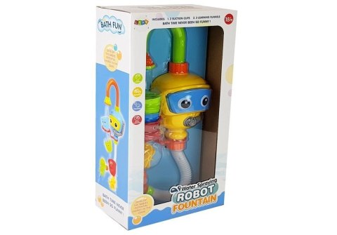 LEAN Toys Kolorowy Robot Nurek Do Kąpieli Wodospad Kubeczki