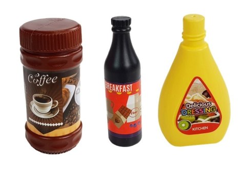 LEAN Toys Kuchnia Woda Garnki Artykuły Spożywcze Na Baterie Dźwięk Różowa