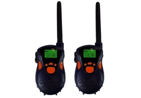 LEAN Toys Walkie Talkie Krótkofalówki Zasięg 100 m Granatowe Dla Dzieci