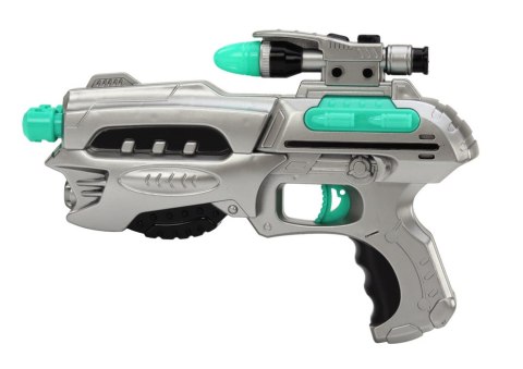 LEAN Toys Zestaw Kosmiczny Miecz Świetlny Pistolet Okulary Ochronne