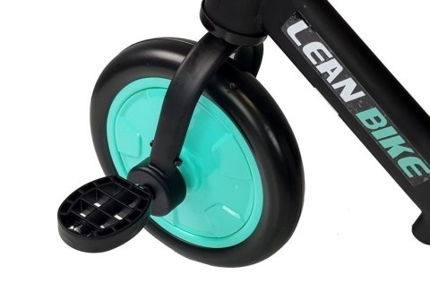 LEAN Trike Rower Biegowy Trójkołowy Na Pedały 3w1 Czarno-Miętowy