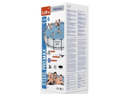 Bestway Basen Ogrodowy Stelażowy 549 x 122 cm Bestway 56462