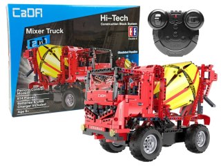 CaDA Klocki Konstrukcyjne Betoniarka Zdalnie Sterowana CADA 2.4G 815 Elementów