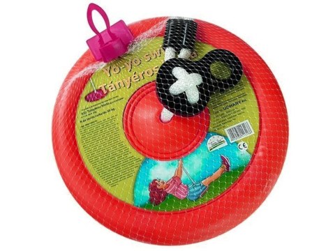 Dorex Huśtawka Okrągła Talerz Ogrodowa Dla Dzieci 423 Czerwona