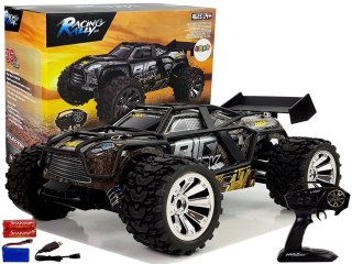 LEAN Toys Auto Off-Road Zdalnie Sterowane Brązowo- Żółty 2.4G 1:18 35 km/h Kontrola Prędkości