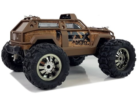 LEAN Toys Auto Rajdowe Off-Road Zdalnie Sterowane Brązowa 2.4G 1:18 35 km/h Kontrola Prędkości