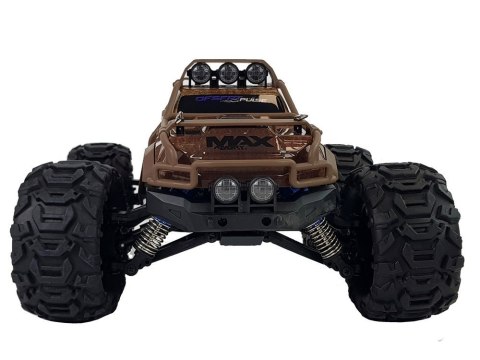 LEAN Toys Auto Rajdowe Off-Road Zdalnie Sterowane Brązowa 2.4G 1:18 35 km/h Kontrola Prędkości