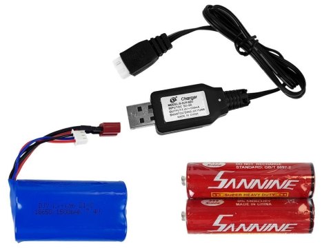 LEAN Toys Auto Rajdowe Zdalnie Sterowane Niebieskie 2.4G 1:18 35 km/h Kontrola Prędkości