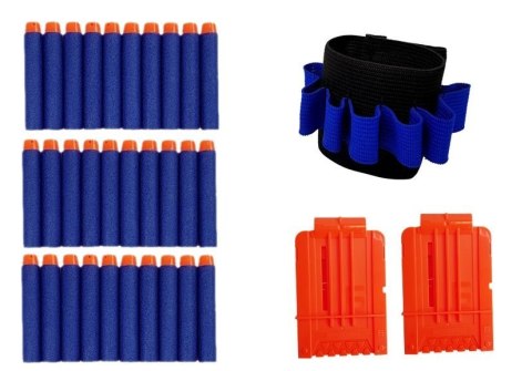 LEAN Toys Strój Zestaw Komandosa Przebranie Kostium dla Dziecka Naboje Okulary Chusta Kamizelka