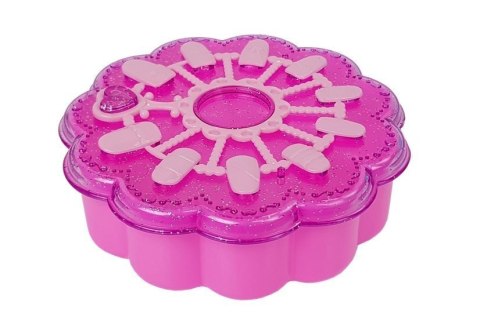 LEAN Toys Zestaw 2 w 1 Do Robienia Bransoletek i Malowania Paznokci Koraliki Lakiery Do Paznokci