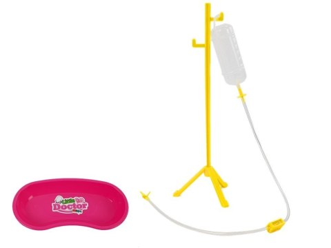 LEAN Toys Zestaw Lekarski Mały Dentysta Akcesoria W Walizce Różowy