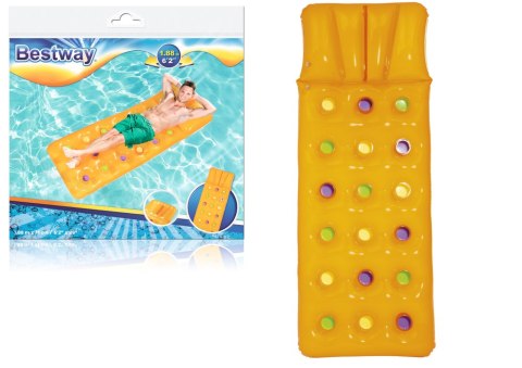 Bestway Dmuchany Materac Do Pływania Żółty 188 x 71 cm Bestway 43014