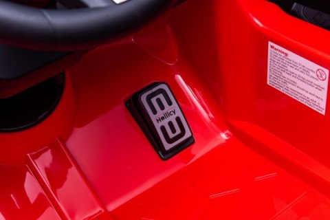 LEAN CARS Auto Na Akumulator BMW M5 Z Platformą Dla Rodzica Czerwone Lakierowane