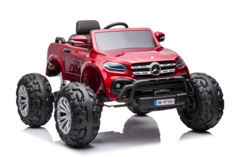 LEAN CARS Auto Na Akumulator Mercedes DK-MT950 4x4 Czerwony Lakierowany