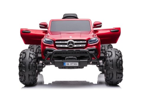LEAN CARS Auto Na Akumulator Mercedes DK-MT950 4x4 Czerwony Lakierowany