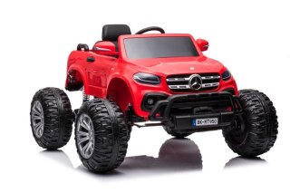 LEAN CARS Auto Na Akumulator Mercedes DK-MT950 4x4 Czerwony