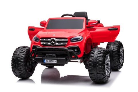 LEAN CARS Auto Na Akumulator Mercedes DK-MT950 4x4 Czerwony