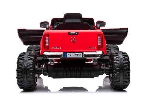 LEAN CARS Auto Na Akumulator Mercedes DK-MT950 4x4 Czerwony