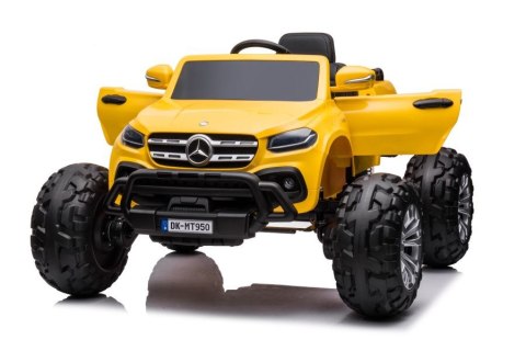 LEAN CARS Auto Na Akumulator Mercedes DK-MT950 4x4 Złoto-Żółty Lakierowany