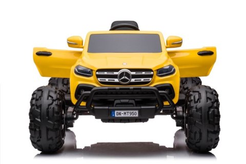 LEAN CARS Auto Na Akumulator Mercedes DK-MT950 4x4 Złoto-Żółty Lakierowany