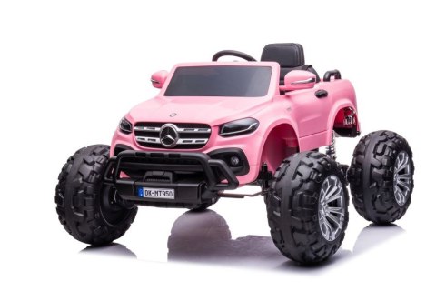 LEAN CARS Auto na Akumulator Mercedes DK-MT950 4x4 Jasny Róż