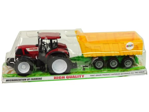 LEAN Toys Traktor Wywrotka Żółta Ciągnik 50 cm