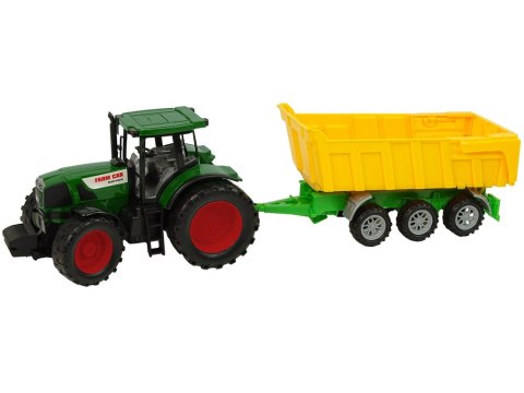 LEAN Toys Traktor Wywrotka Żółta Ciągnik 50 cm