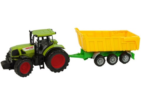 LEAN Toys Traktor Wywrotka Żółta Ciągnik 50 cm