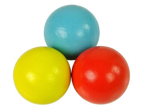 LEAN Toys Zjeżdżalnia Piłeczek Żyrafa Drewniana Koraliki