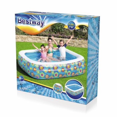 Bestway Basen Dmuchany Kwiaty 229 x 152 x 56 cm Bestway 54120