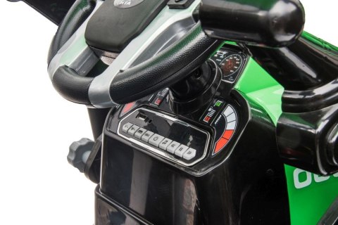 LEAN CARS Traktor Na Akumulator Z Przyczepą Hercules Zielony 24V